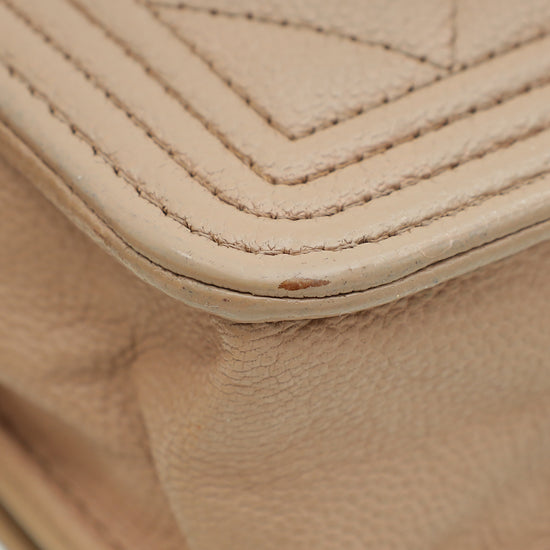 Load image into Gallery viewer, Chanel Beige Clair Boy Wallet on Chain
