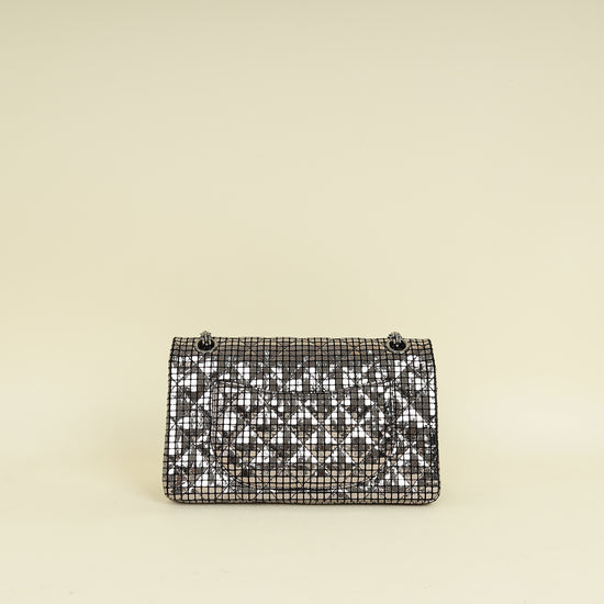 Chanel Metallic Black Mirror 2.55 Reissue Double Flap 225 Bag
