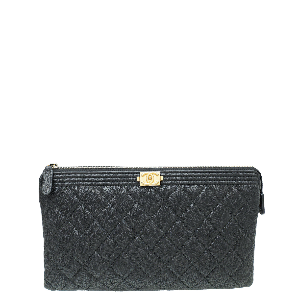 Chanel Black Le Boy Medium Pouch-Chanel-THE CLOSET
