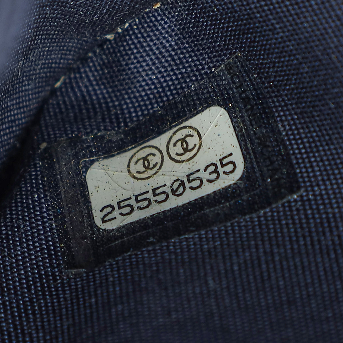 Chanel Black CC Print Denim Square Mini Bag – The Closet