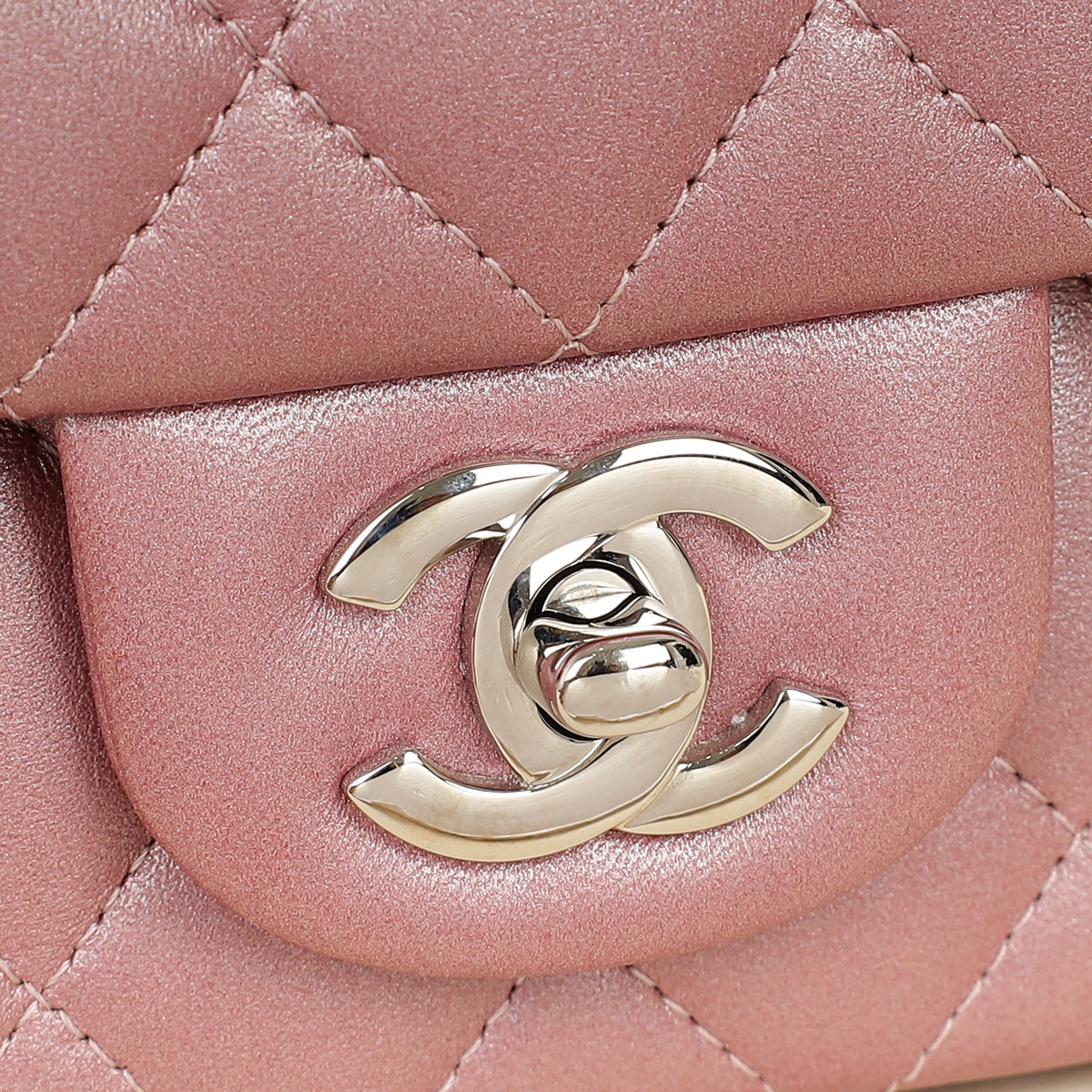 Chanel Light Mauve Mini Rectangular Classic Flap Bag