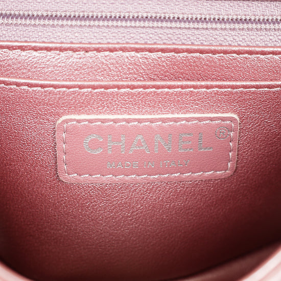 Chanel Light Mauve Mini Rectangular Classic Flap Bag