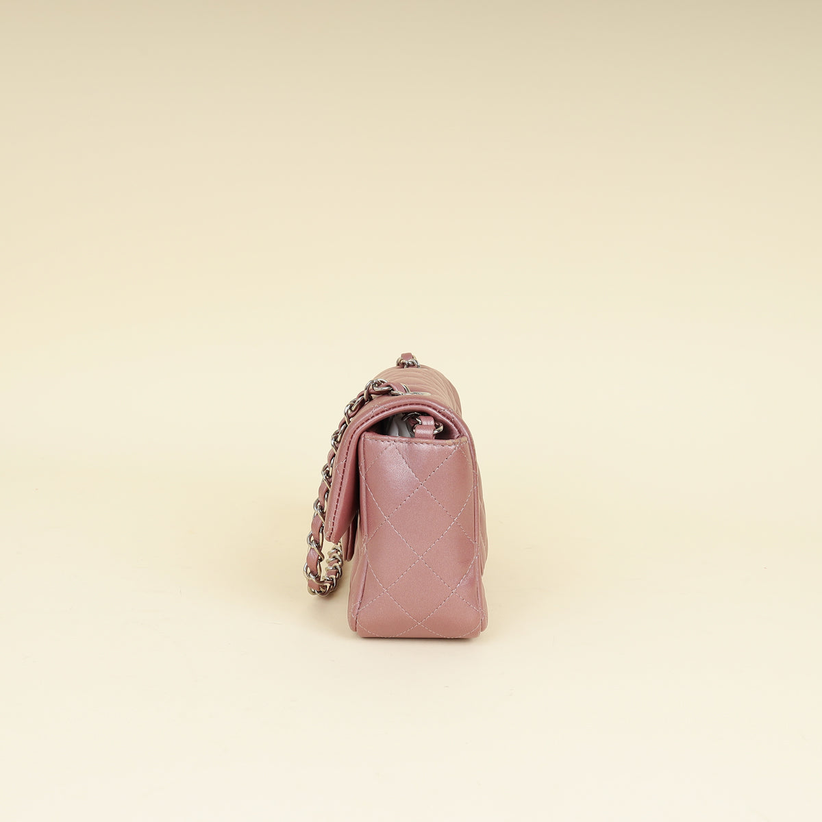 Chanel Light Mauve Mini Rectangular Classic Flap Bag