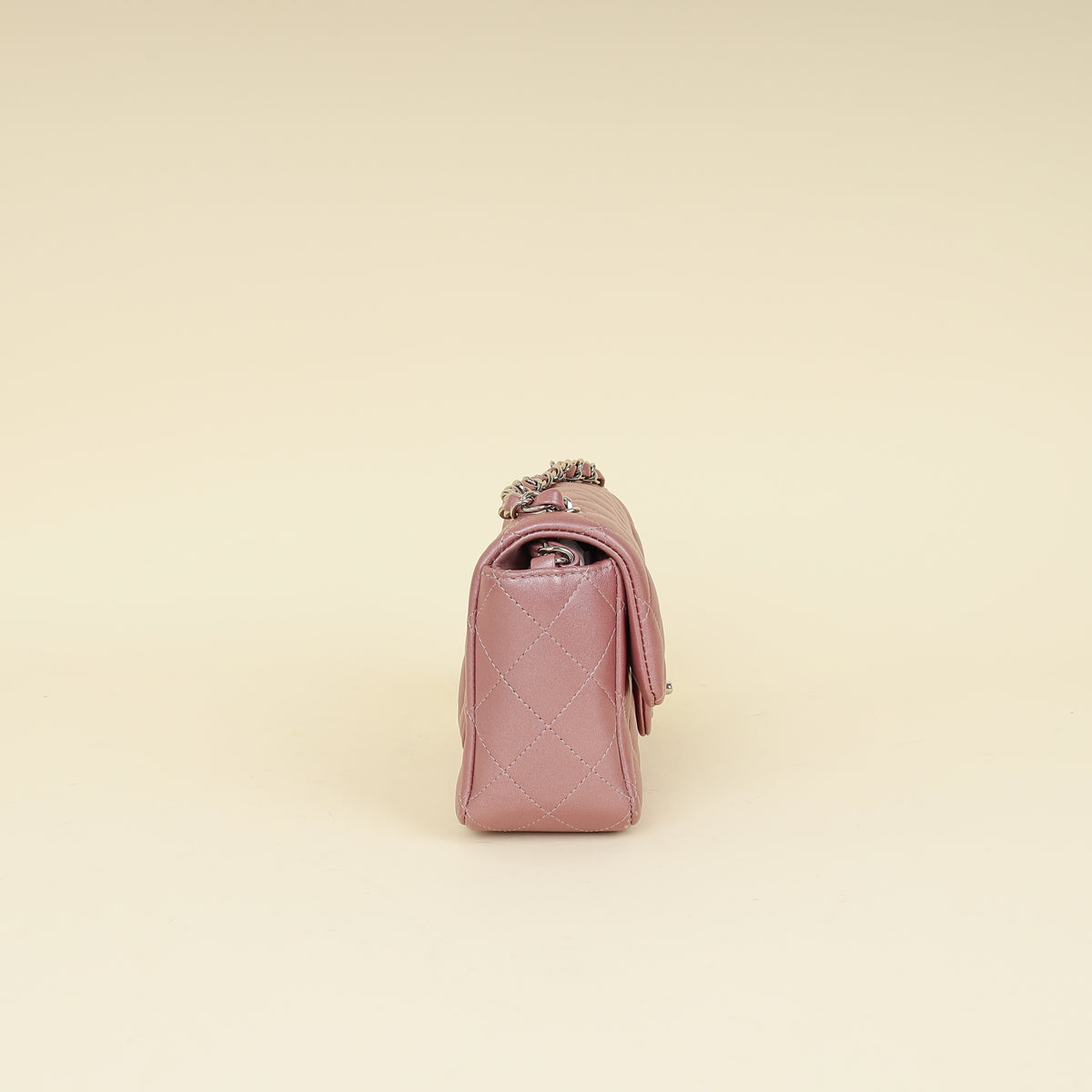 Chanel Light Mauve Mini Rectangular Classic Flap Bag