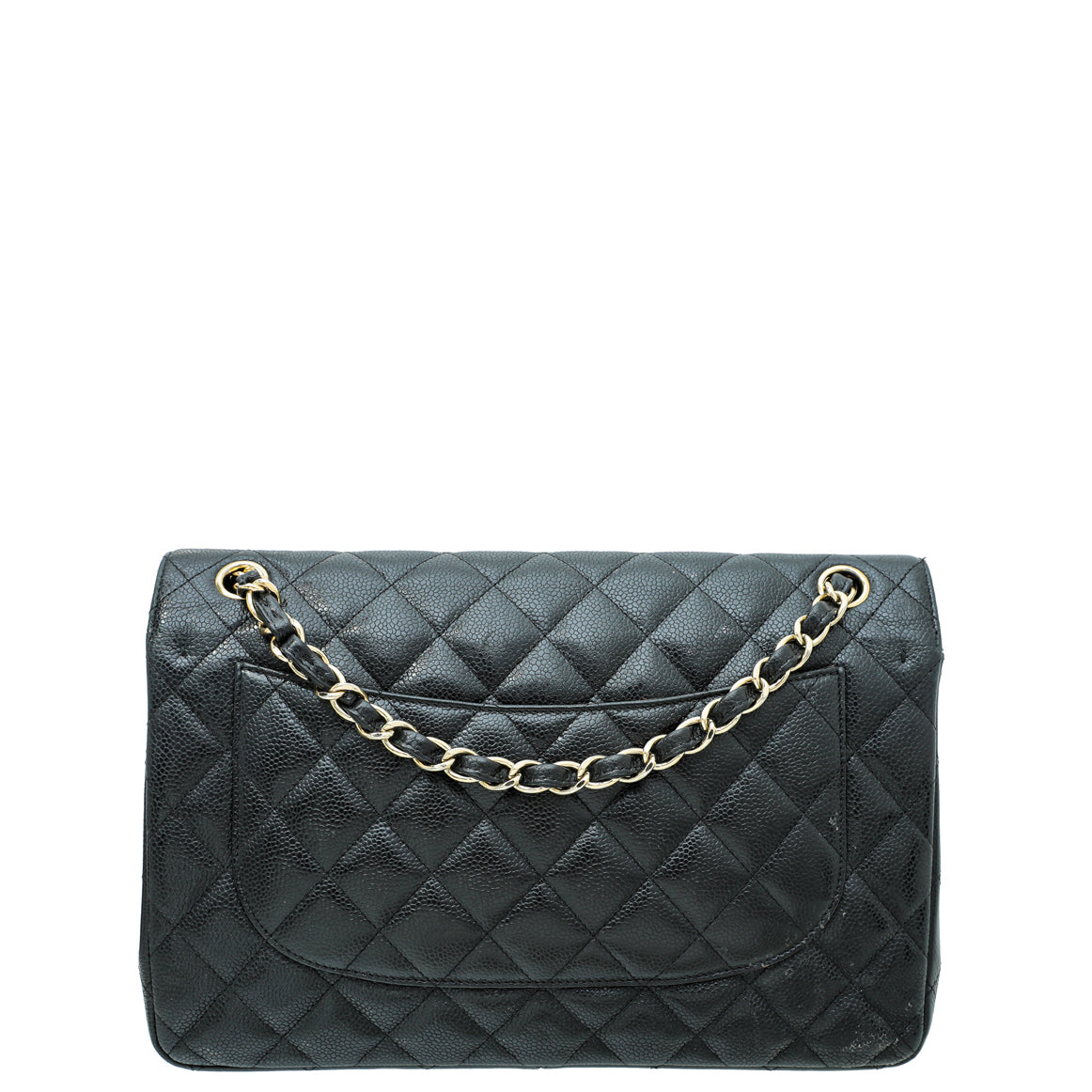 Chanel Black Classic Double Flap Jumbo Bag-Chanel-THE CLOSET