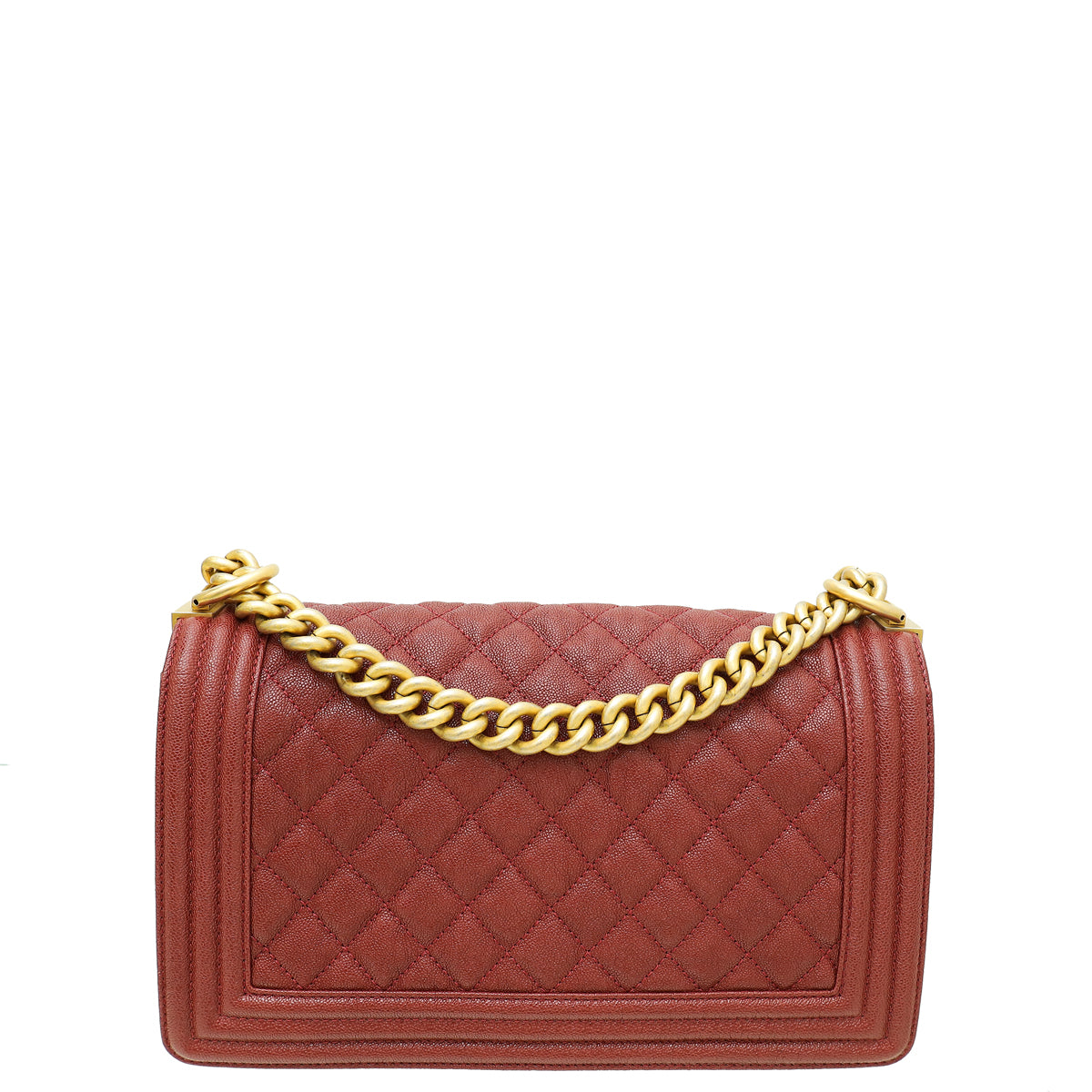Chanel Burgundy Le Boy Medium Flap Bag-Chanel-THE CLOSET