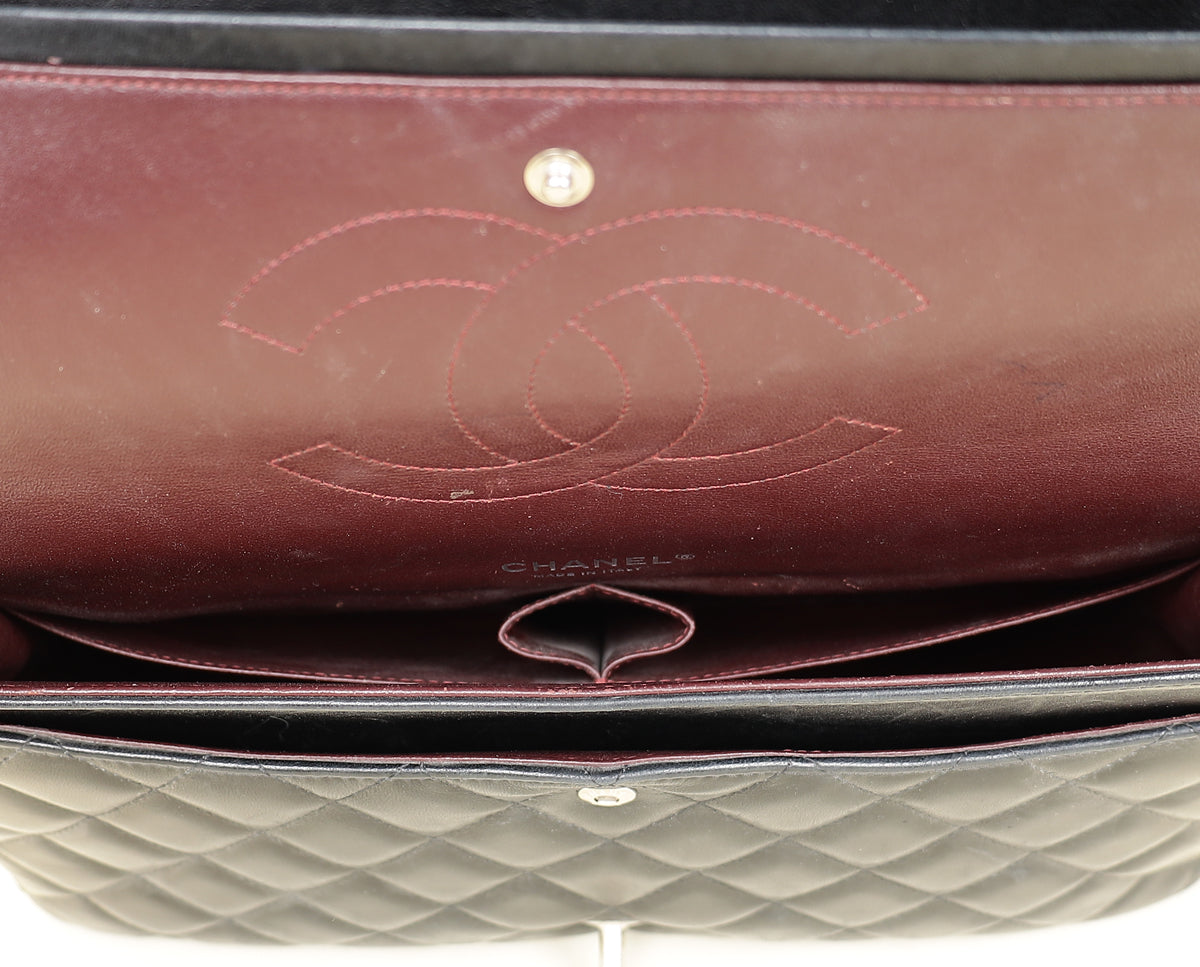 Chanel Black CC Classic Double Flap Maxi Bag-Chanel-THE CLOSET