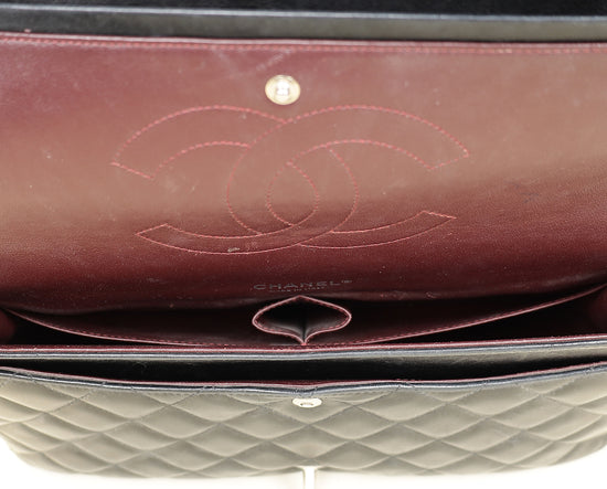 Chanel Black CC Classic Double Flap Maxi Bag-Chanel-THE CLOSET