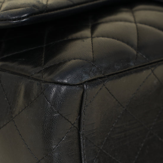 Chanel Black CC Classic Double Flap Maxi Bag-Chanel-THE CLOSET
