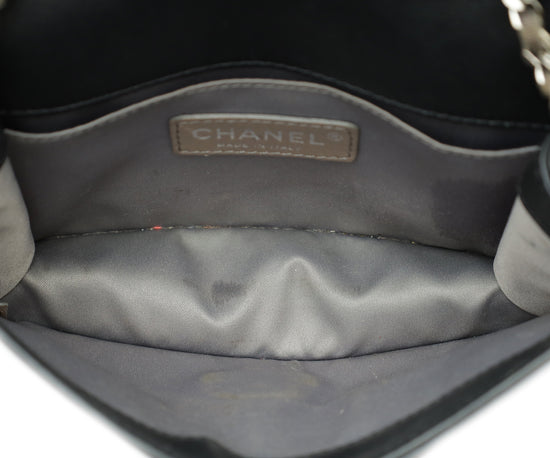 Chanel Black CC Lipstick Flap Bag