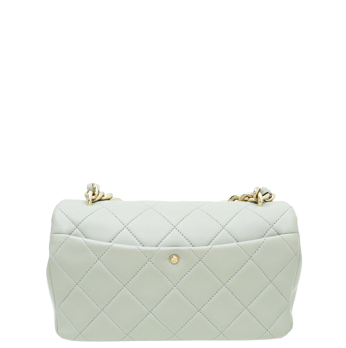Chanel Grey CC Resin Bi-Color Chain Flap Bag-Chanel-THE CLOSET