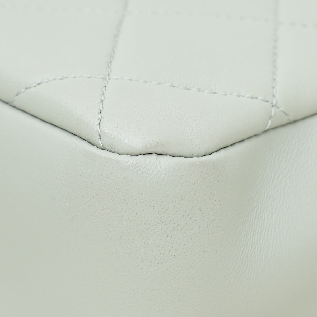 Chanel Grey CC Resin Bi-Color Chain Flap Bag