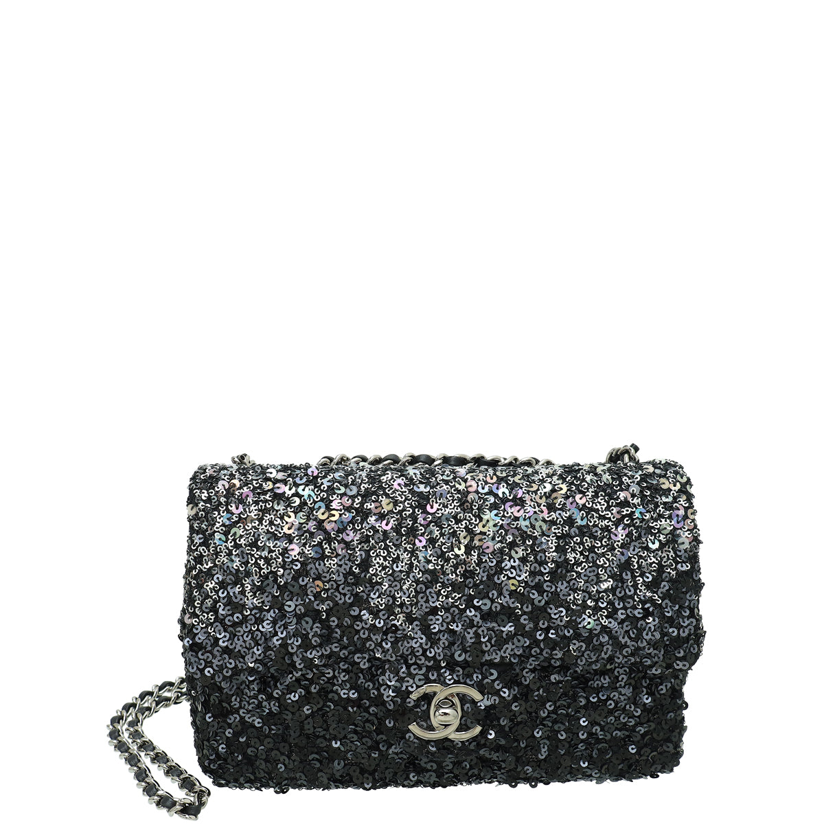 Chanel Bicolor CC Shaded Sequins Mini Flap Bag-Chanel-THE CLOSET