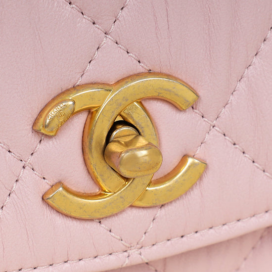 Chanel Lilac CC Wrapped Handle Small Bag-Chanel-THE CLOSET