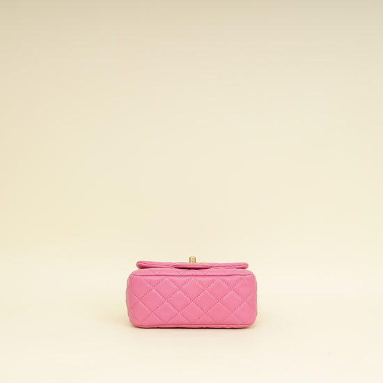 Chanel Pink CC Coco Crush Mini Flap Bag-Chanel-THE CLOSET