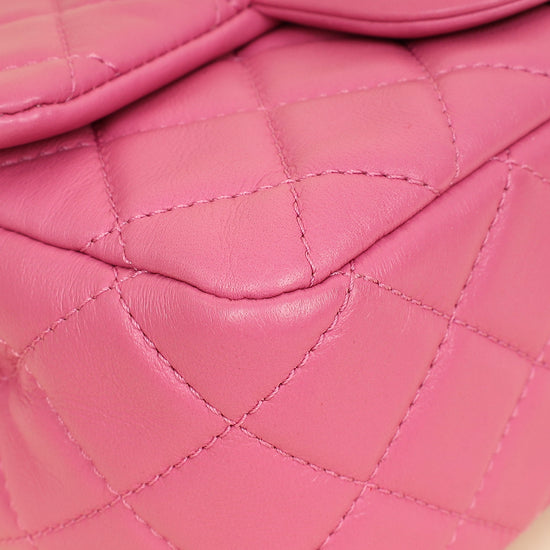 Chanel Pink CC Coco Crush Mini Flap Bag-Chanel-THE CLOSET