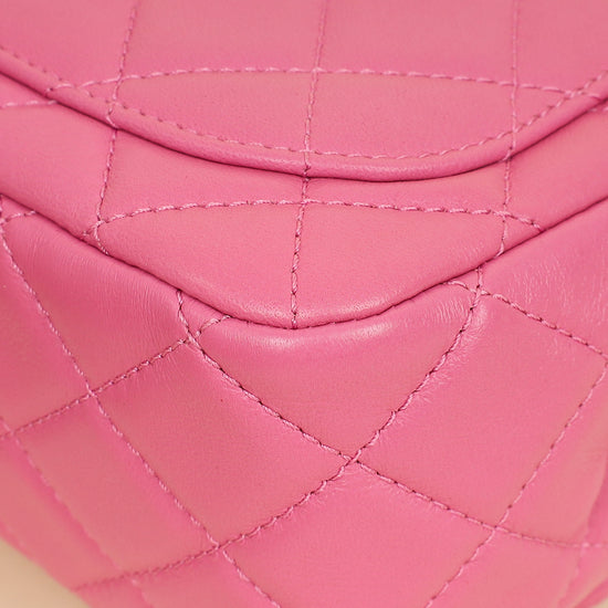 Chanel Pink CC Coco Crush Mini Flap Bag-Chanel-THE CLOSET