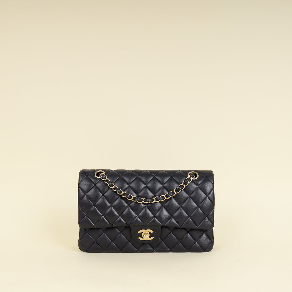 Chanel Indigo Blue CC Classic Double Flap Medium Bag-Chanel-THE CLOSET