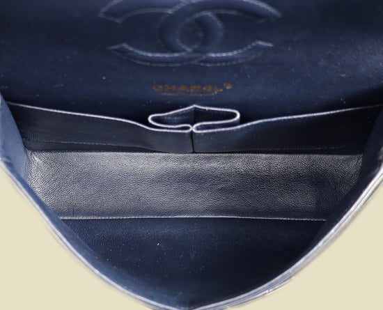 Chanel Indigo Blue CC Classic Double Flap Medium Bag-Chanel-THE CLOSET