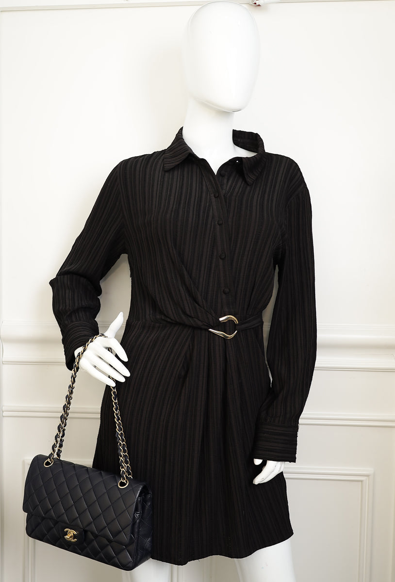 Chanel Indigo Blue CC Classic Double Flap Medium Bag-Chanel-THE CLOSET