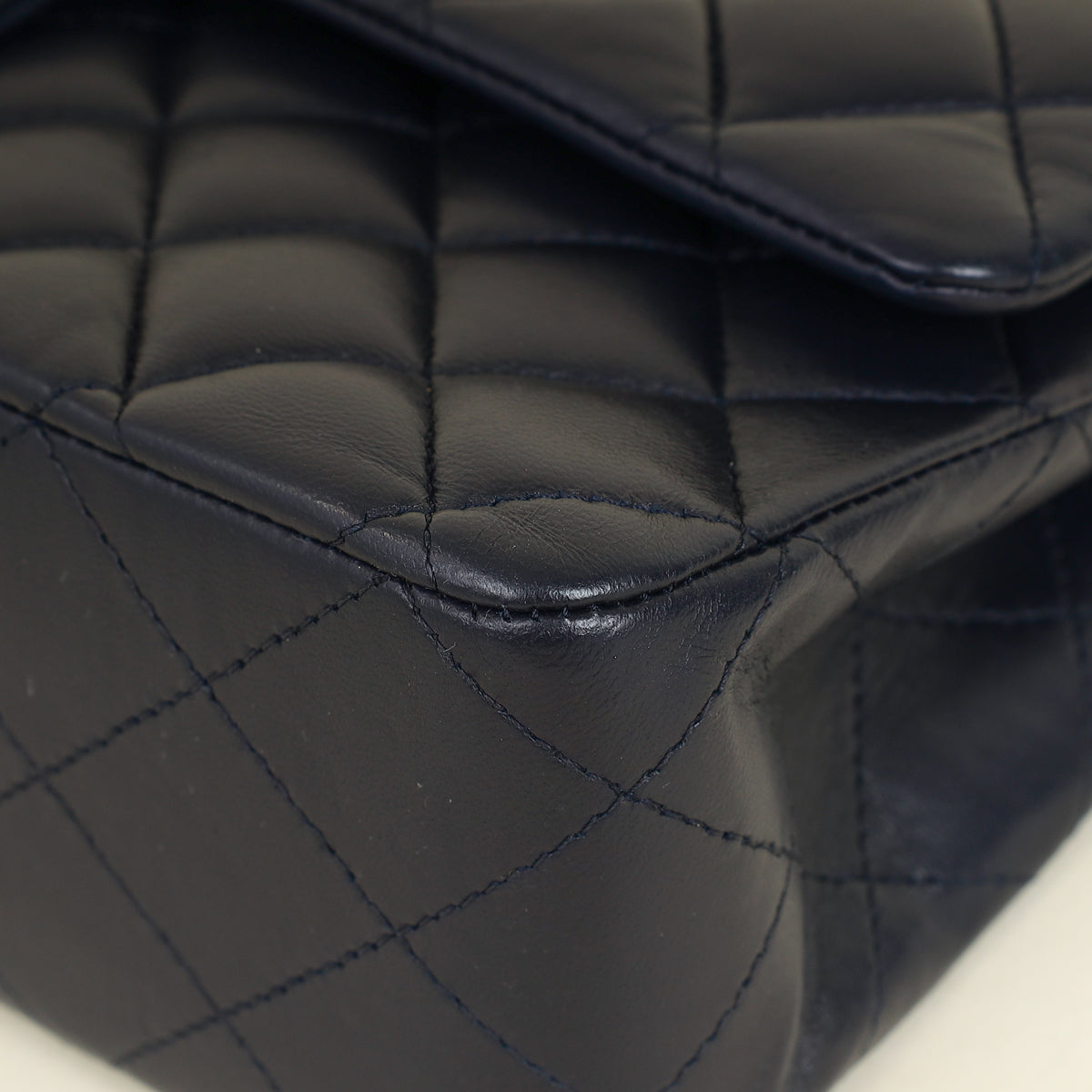 Chanel Indigo Blue CC Classic Double Flap Medium Bag-Chanel-THE CLOSET