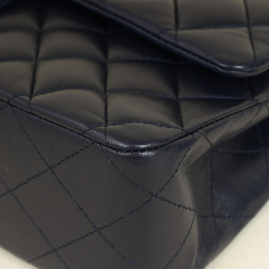 Chanel Indigo Blue CC Classic Double Flap Medium Bag-Chanel-THE CLOSET