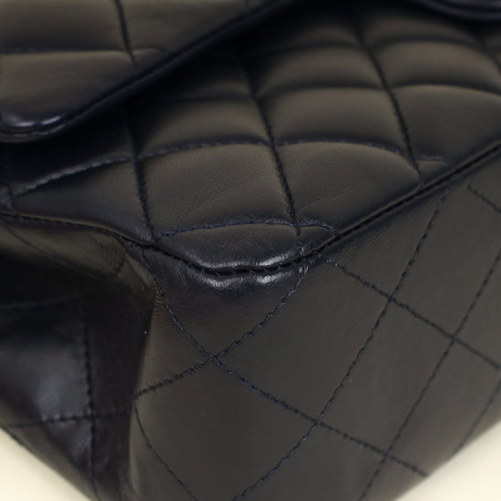 Chanel Indigo Blue CC Classic Double Flap Medium Bag-Chanel-THE CLOSET