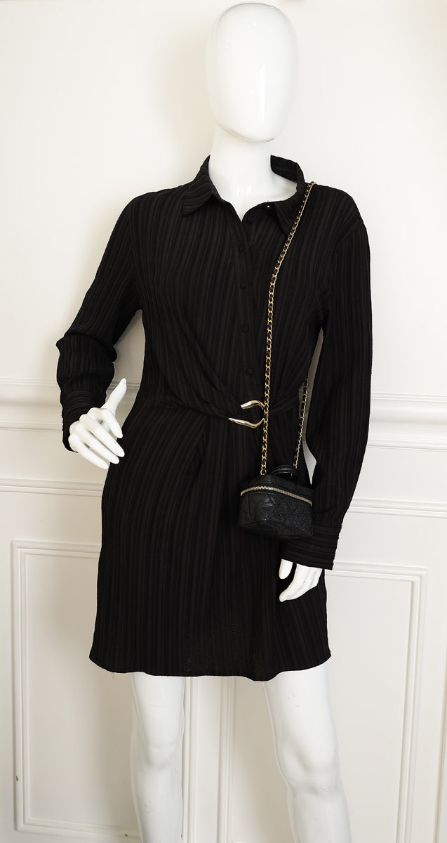 Chanel Black CC Micro Vanity Case with Chain Bag-Chanel-THE CLOSET