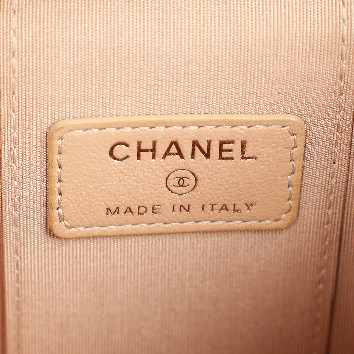 Chanel Nude CC Top Handle Mini Vanity Bag