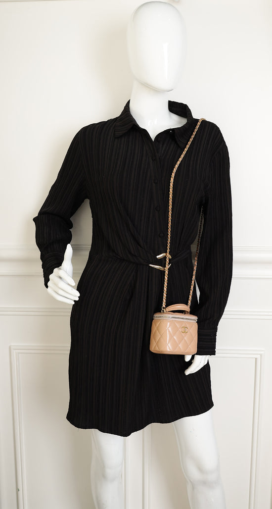 Chanel Nude CC Top Handle Mini Vanity Bag