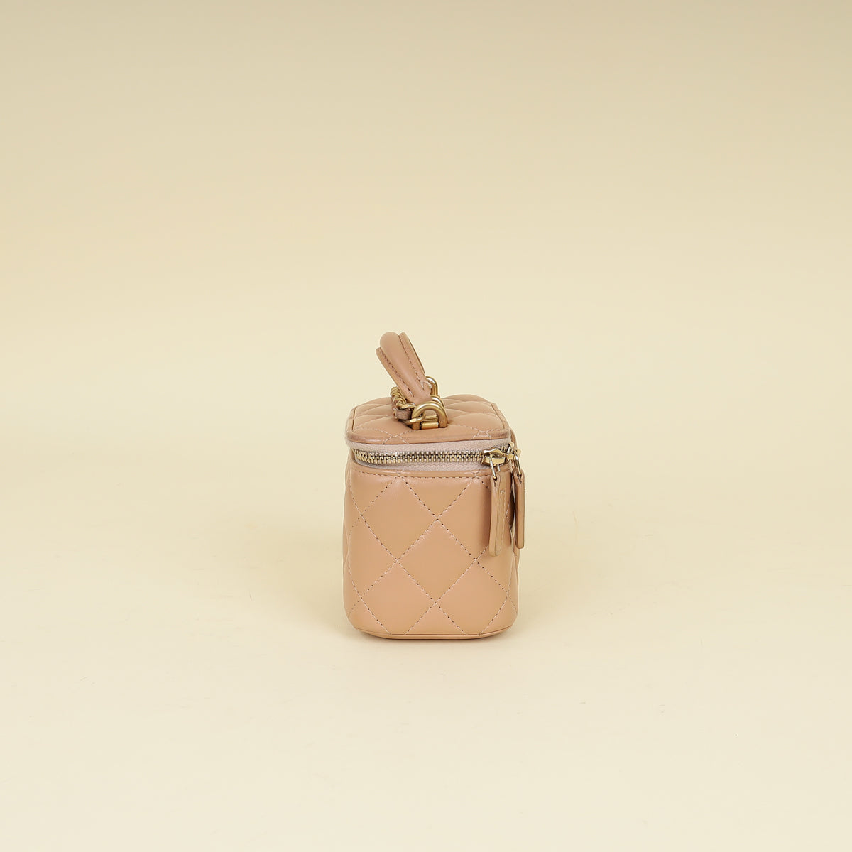 Chanel Nude CC Top Handle Mini Vanity Bag