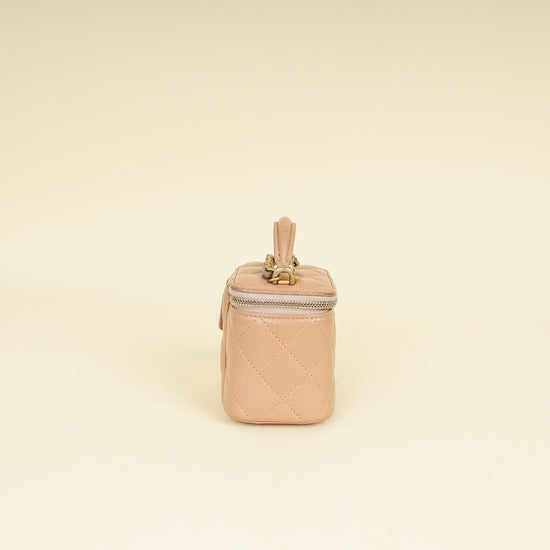 Chanel Nude CC Top Handle Mini Vanity Bag