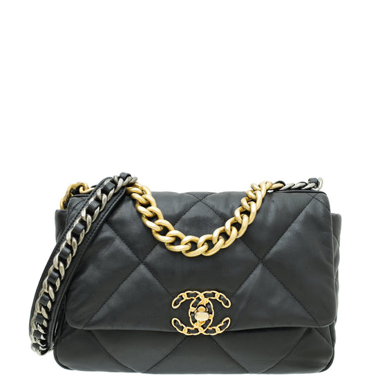 Chanel Black 19 Flap Bag