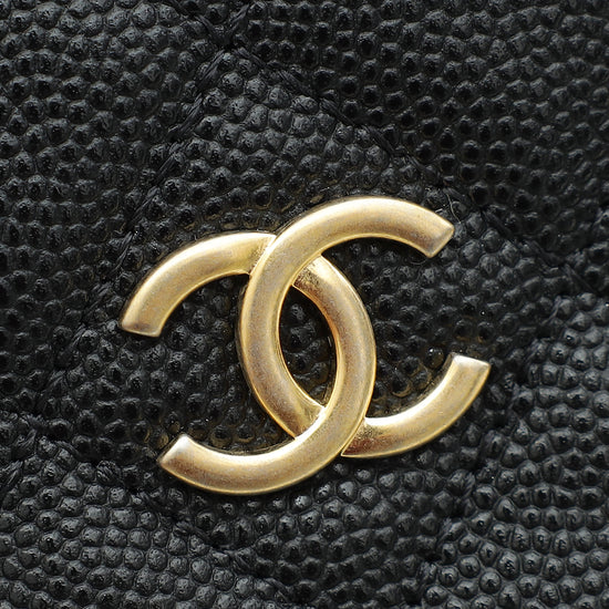 Chanel Black Bow Pouch Hobo Bag