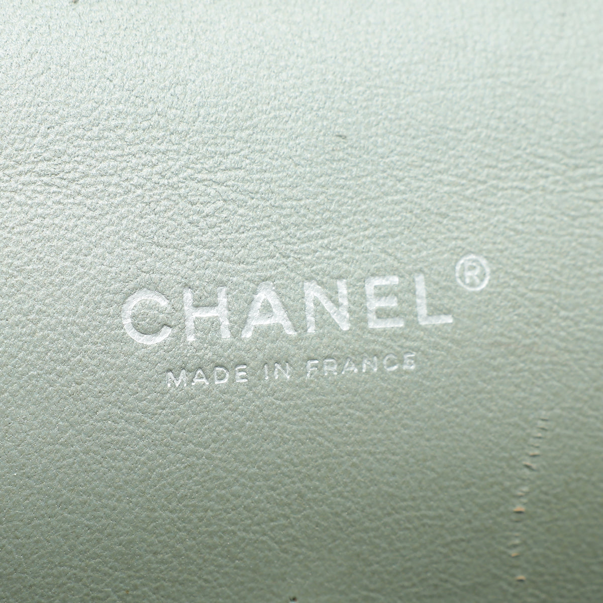 Chanel Metallic Light Mint CC Classic Double Flap Maxi Bag