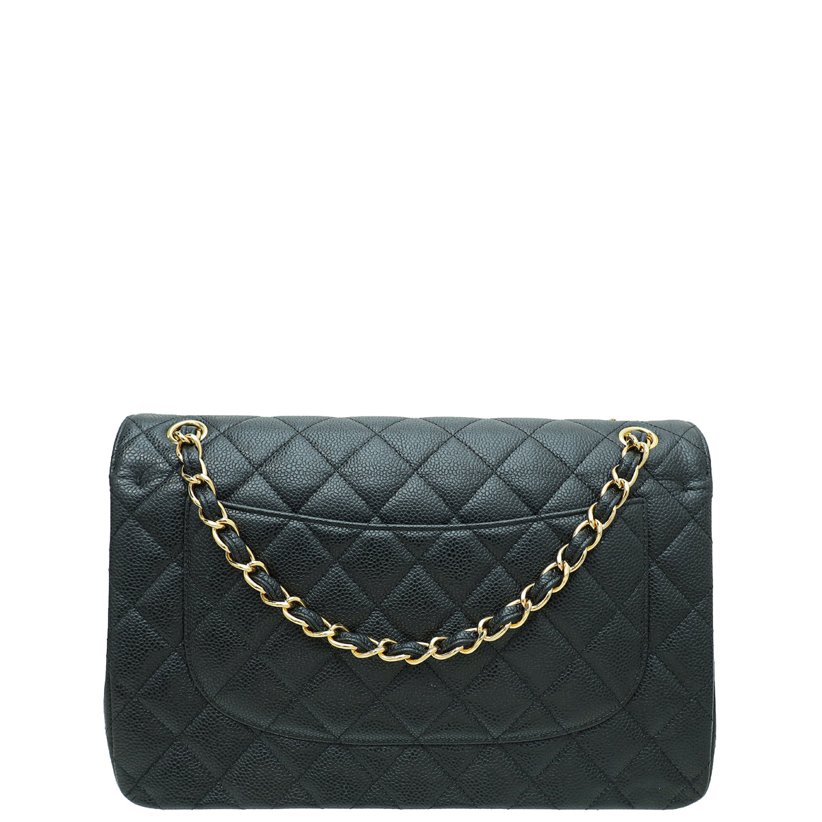 Chanel Black CC Classic Double Flap Jumbo Bag-Chanel-THE CLOSET
