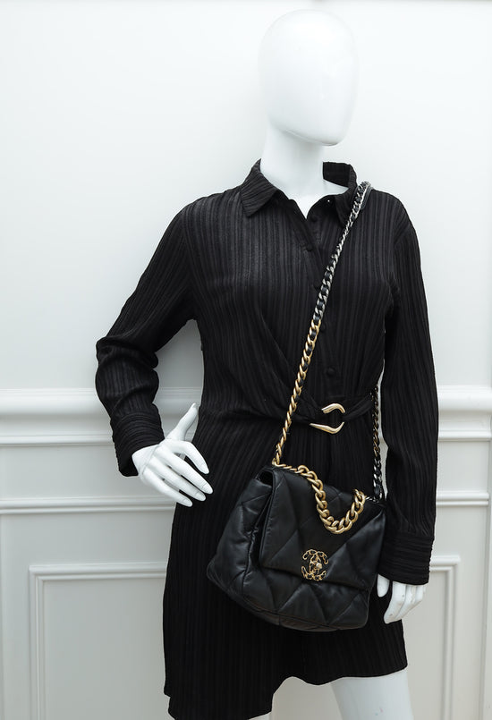 Chanel Black CC 19 Small Bag