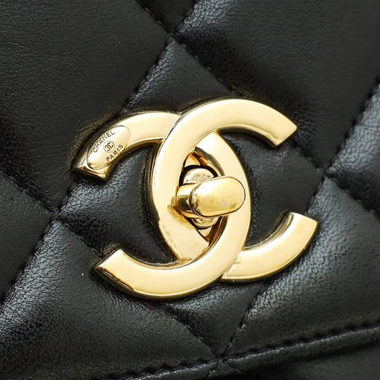Chanel Black CC Trendy Large Flap Bag