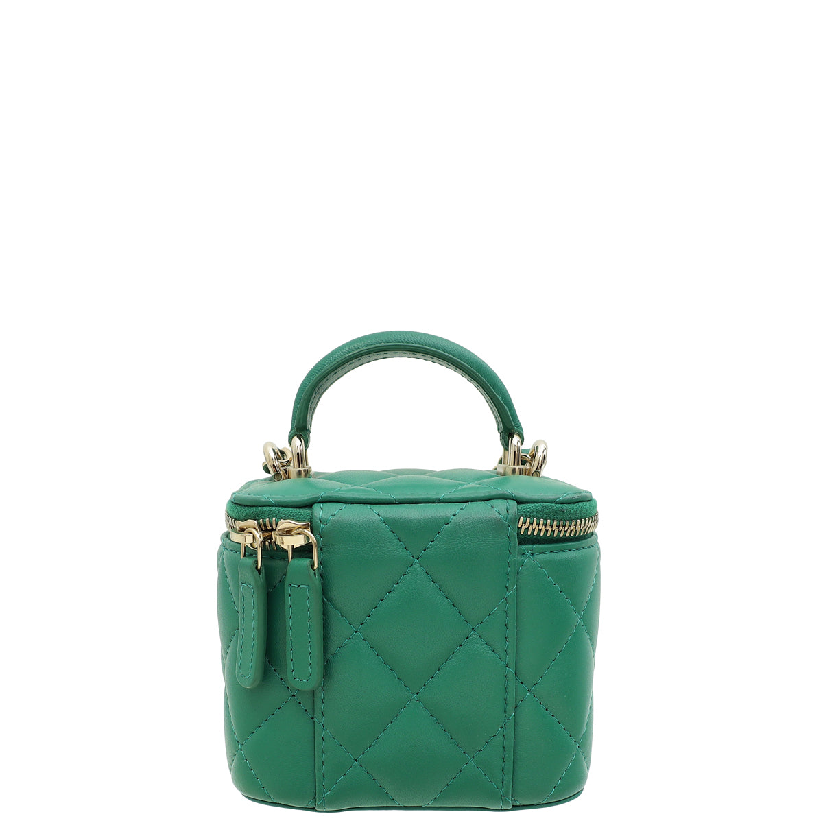 Chanel Green Mini Vanity Chain Bag
