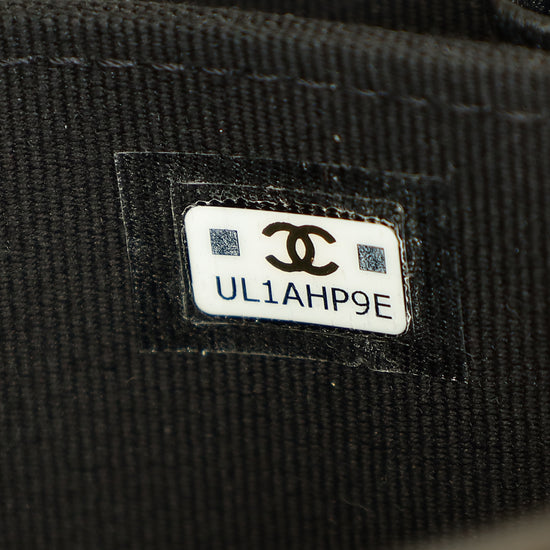 Chanel Black CC Quilted Top Handle Flap Clutch W/ Chain-Chanel-THE CLOSET