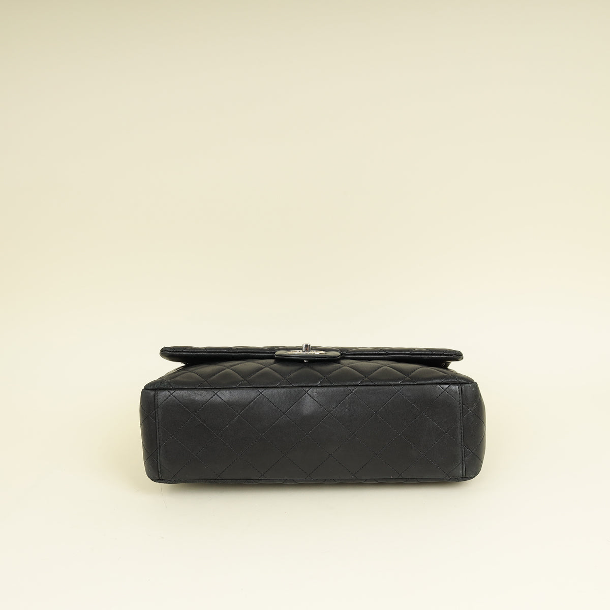 Chanel Black CC Classic Double Flap Maxi Bag