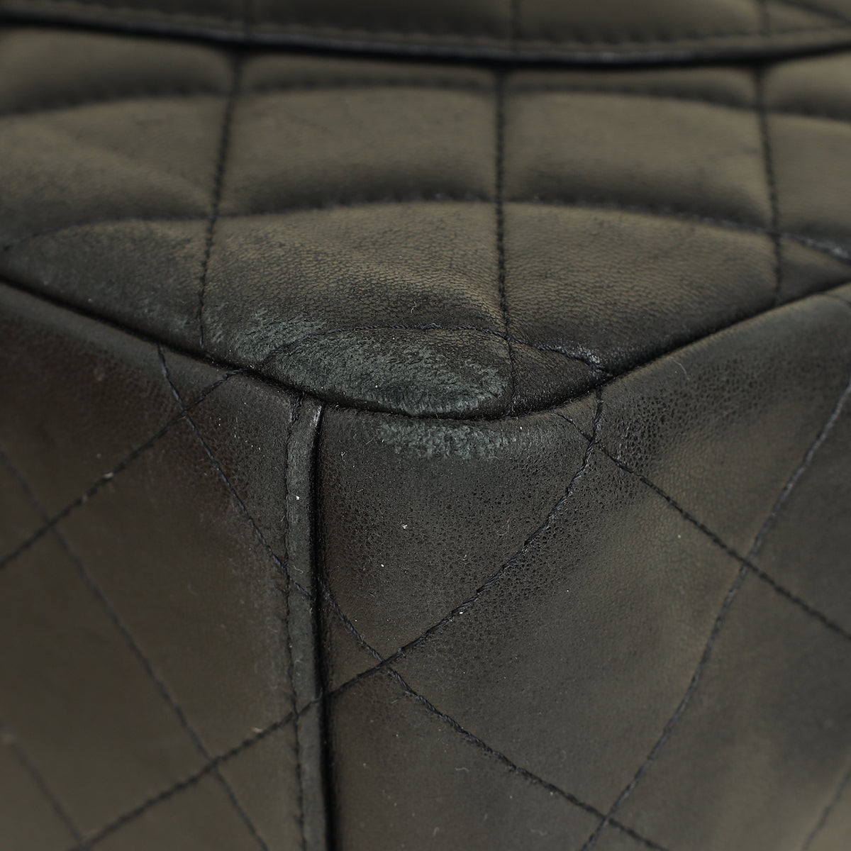 Chanel Black CC Classic Double Flap Maxi Bag