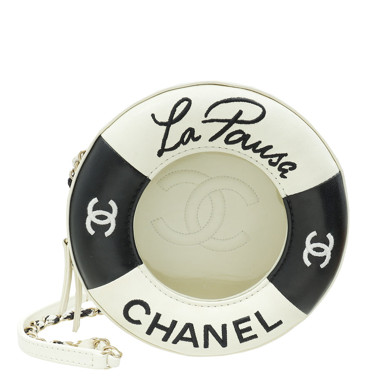 Chanel Bicolor CC Coco Lifesaver Round Crossbody Bag-Chanel-THE CLOSET