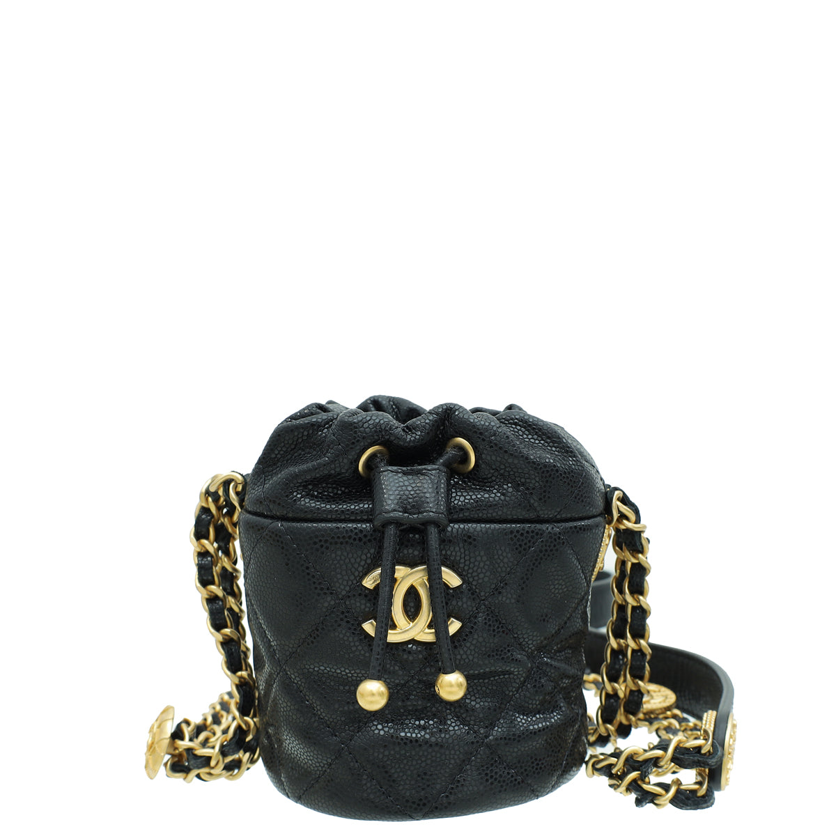 Chanel Black CC Twist Your Buttons Mini Bucket Bag-Chanel-THE CLOSET