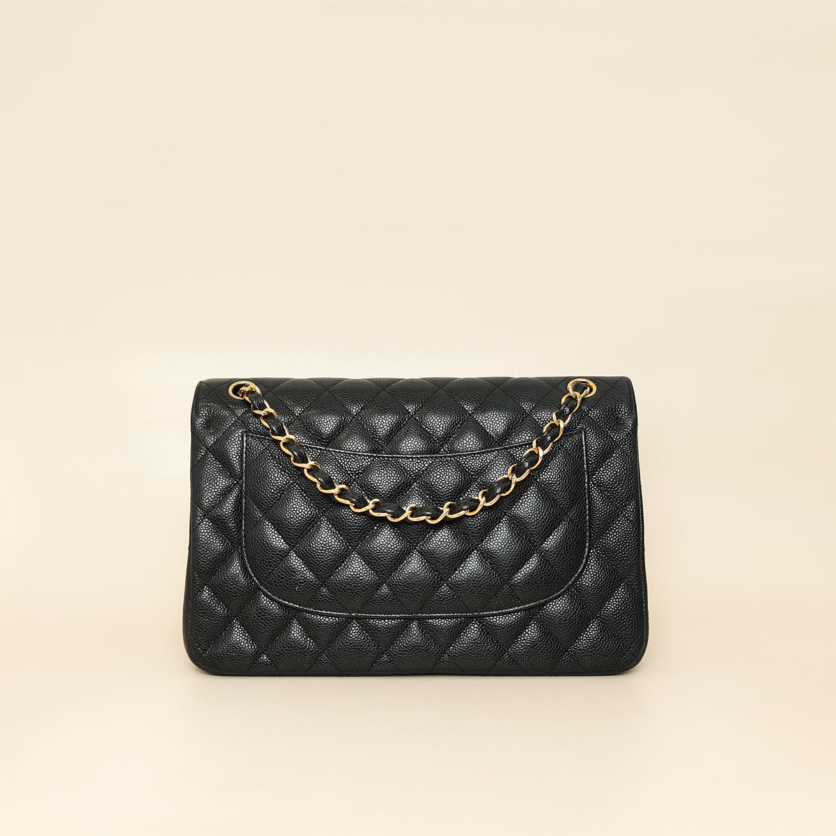 Chanel Black CC Classic Double Flap Jumbo Bag-Chanel-THE CLOSET