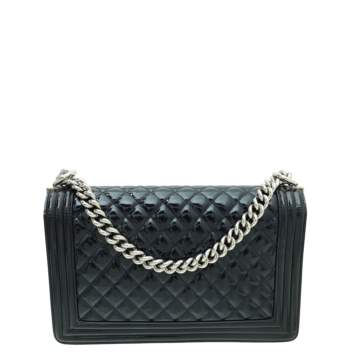 Chanel Navy Blue Le Boy New Medium Bag-Chanel-THE CLOSET