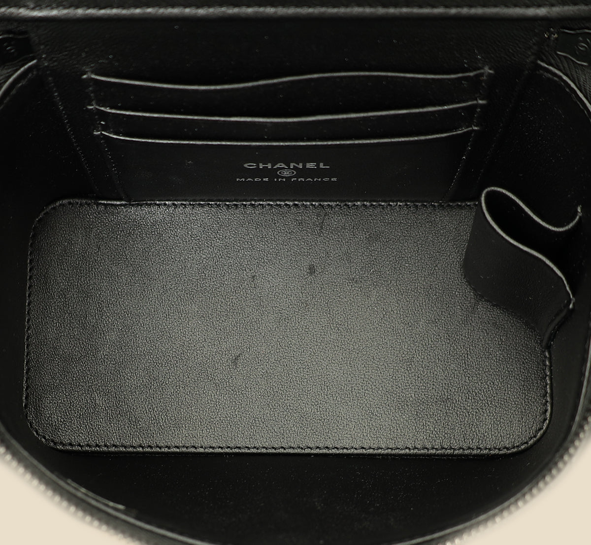 Chanel Black CC Top Handle Vanity Small Case-Chanel-THE CLOSET