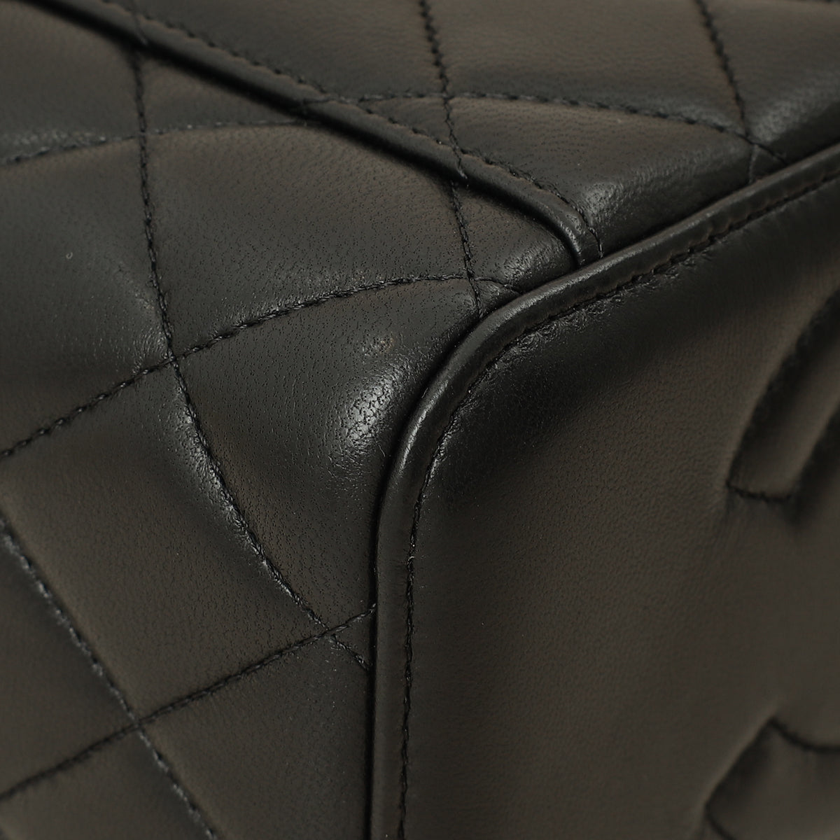 Chanel Black CC Top Handle Vanity Small Case-Chanel-THE CLOSET