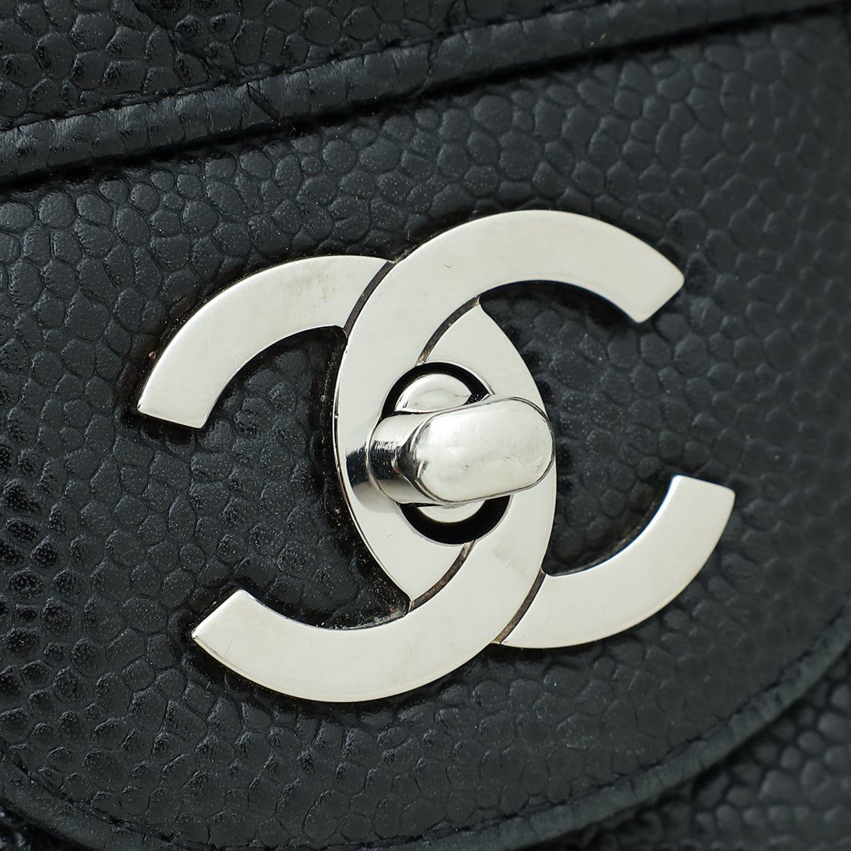 Chanel Black Classic Single Flap Jumbo Bag