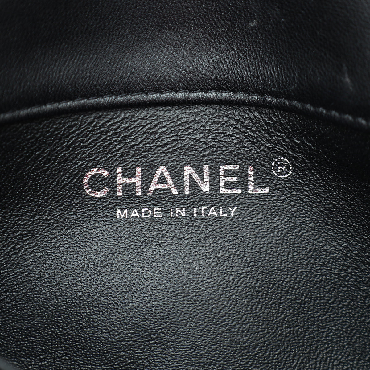 Chanel So Black CC Chevron Mini Bag